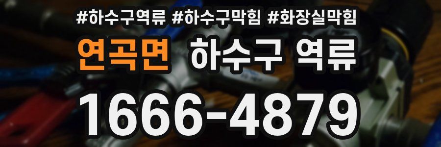 연곡면 하수구 역류