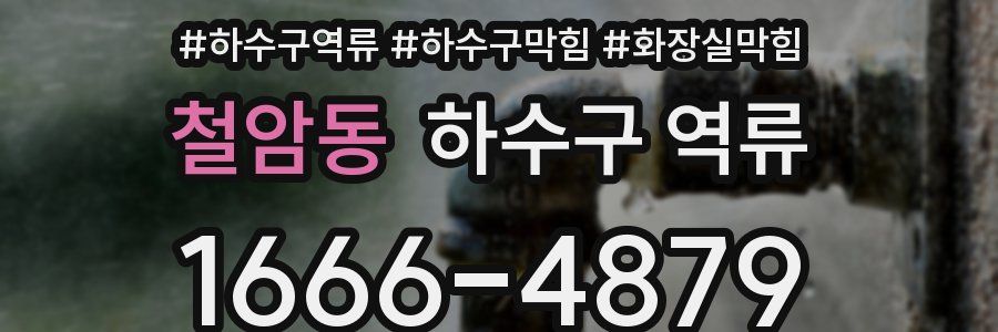 철암동 하수구 역류