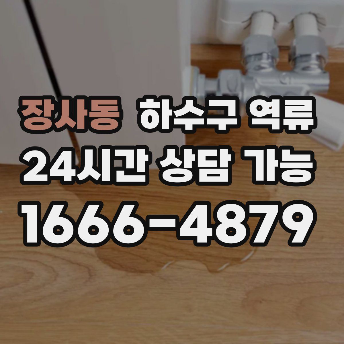 장사동 하수구 역류