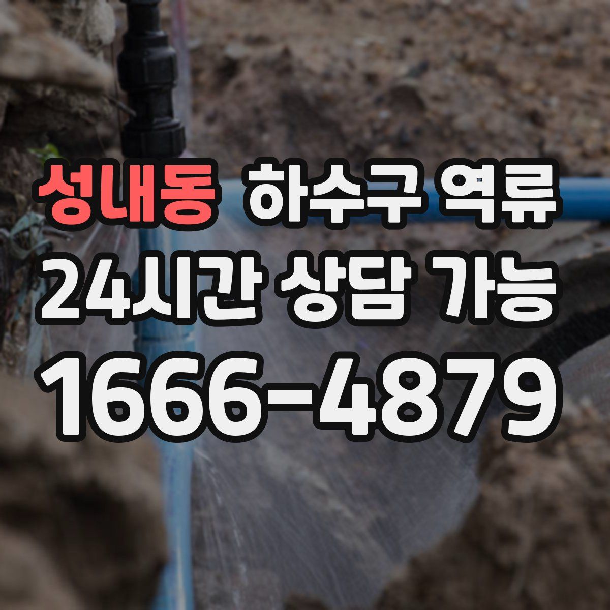 성내동 하수구 역류