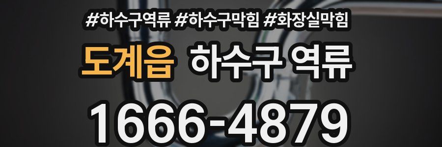 도계읍 하수구 역류