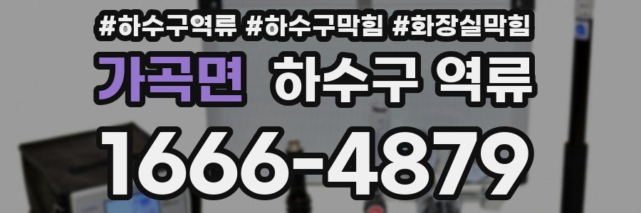 가곡면 하수구 역류
