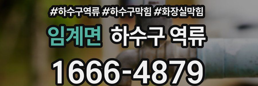 임계면 하수구 역류