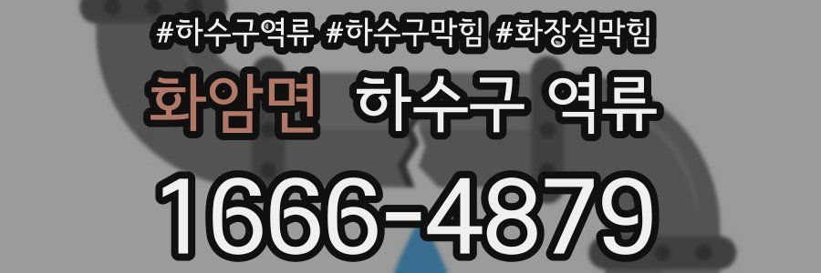 화암면 하수구 역류