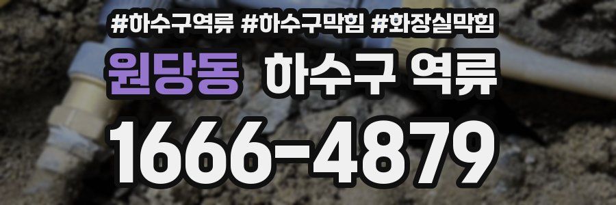 원당동 하수구 역류