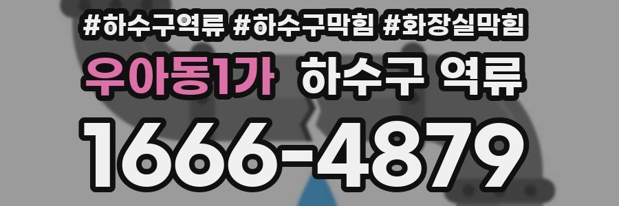 우아동1가 하수구 역류