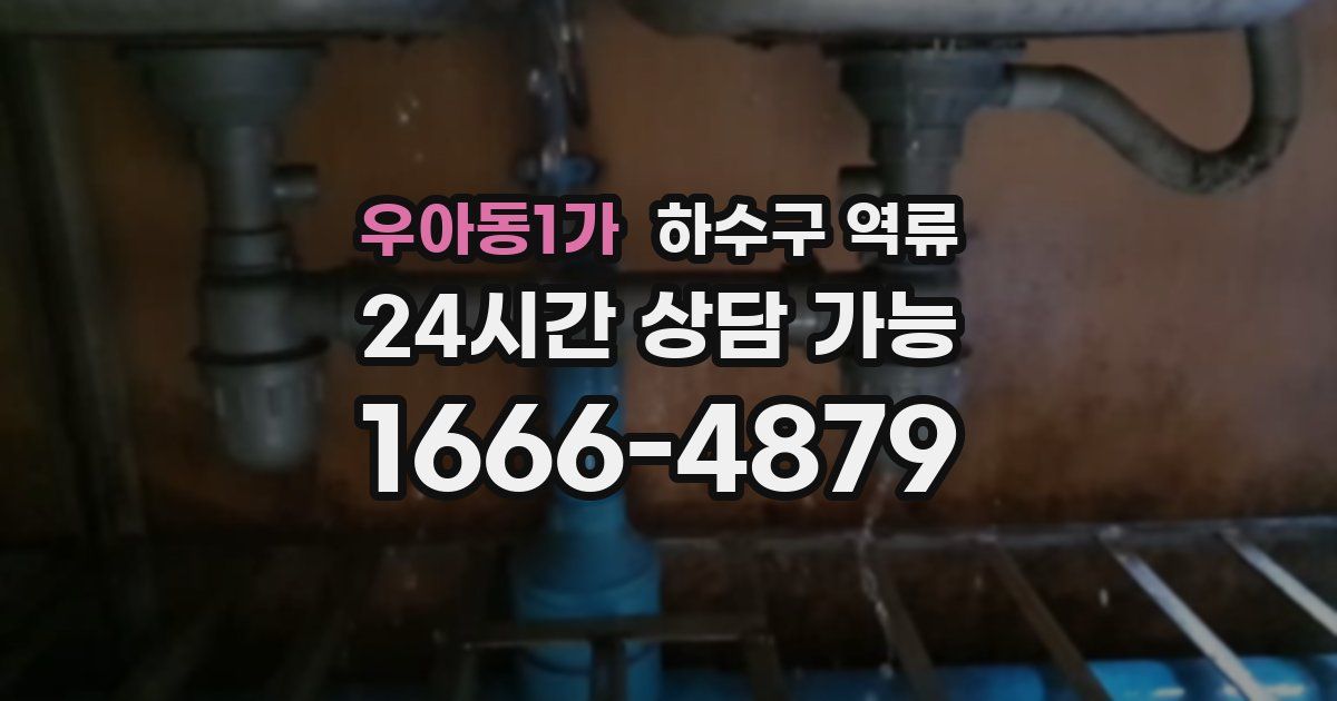우아동1가 하수구 역류