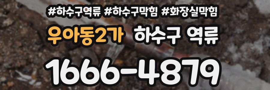 우아동2가 하수구 역류