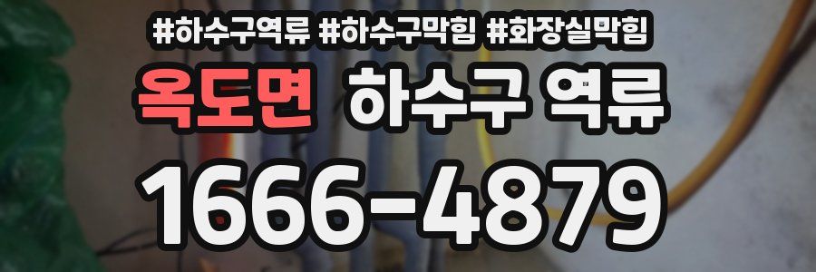 옥도면 하수구 역류