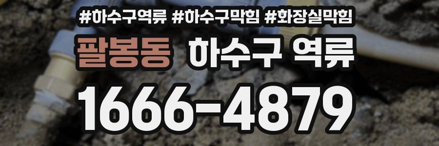 팔봉동 하수구 역류