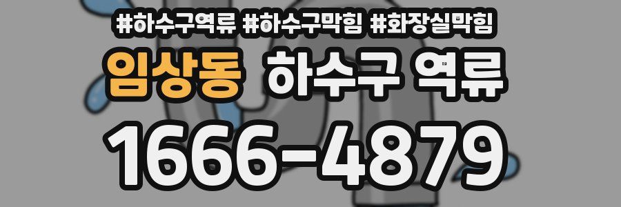 임상동 하수구 역류