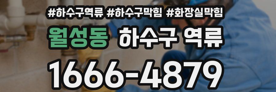 월성동 하수구 역류