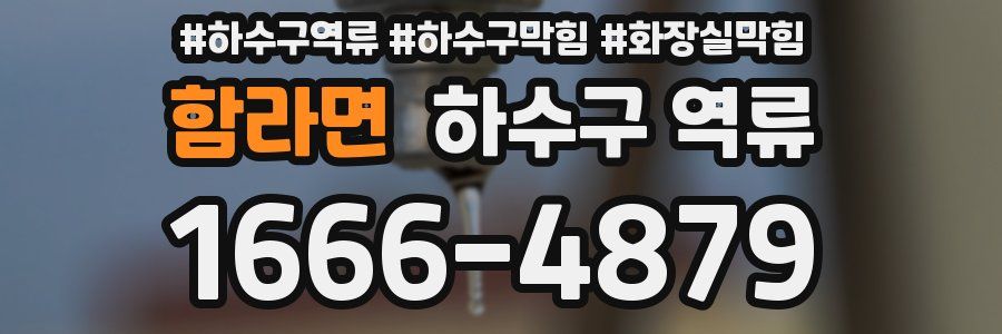 함라면 하수구 역류