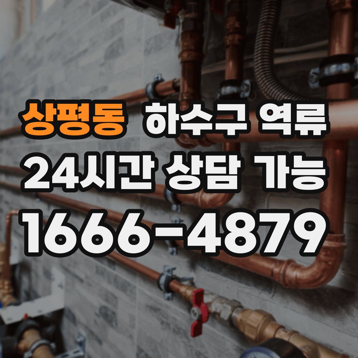 상평동 하수구 역류