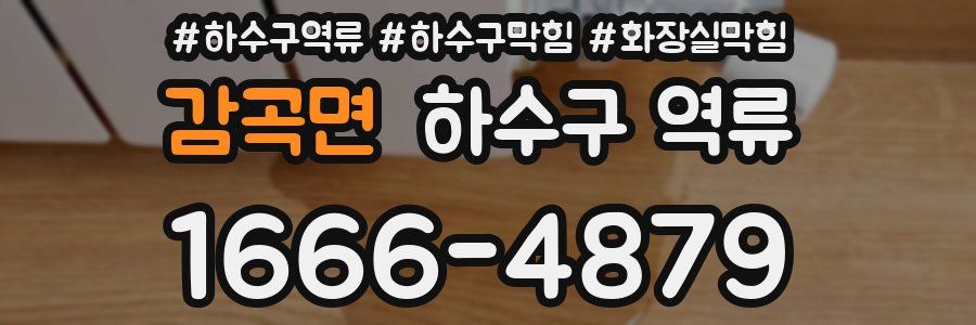 감곡면 하수구 역류