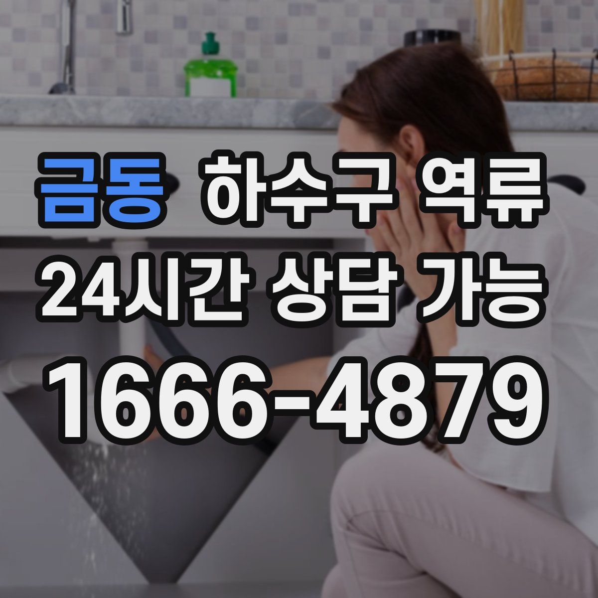 금동 하수구 역류