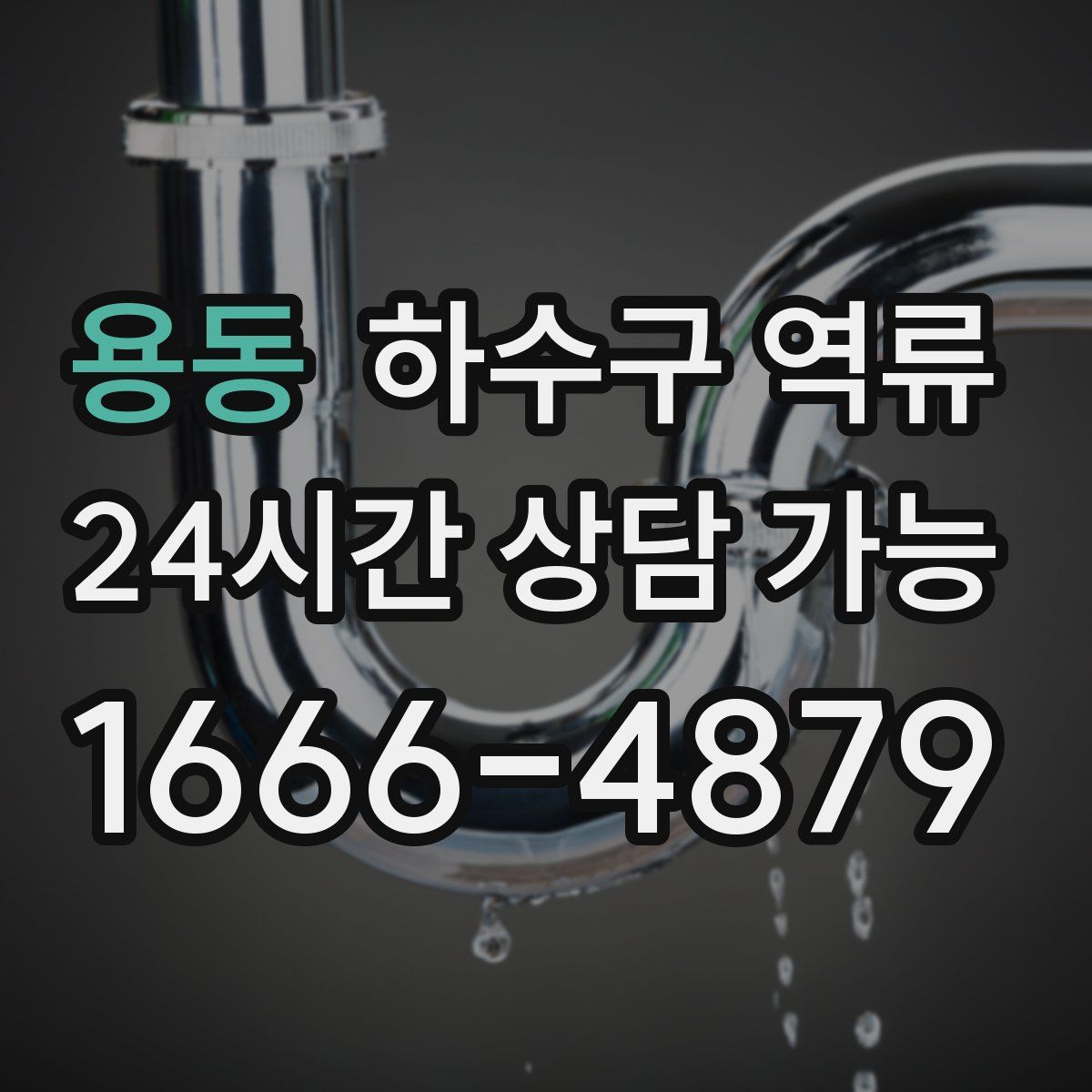 용동 하수구 역류