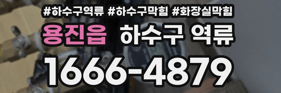 용진읍 하수구 역류