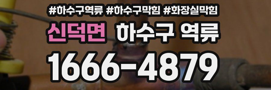 신덕면 하수구 역류