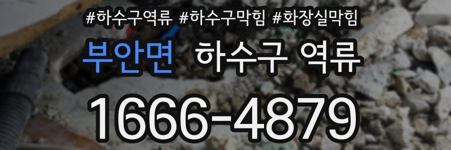 부안면 하수구 역류