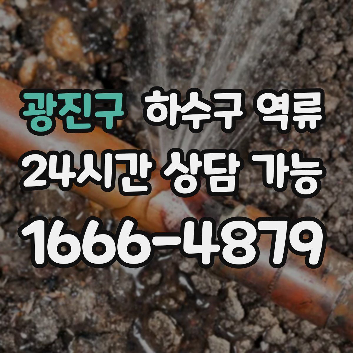 광진구 하수구 역류