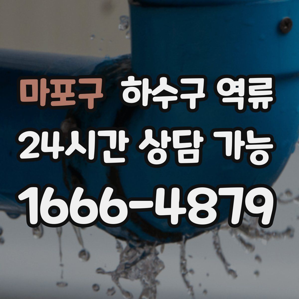 마포구 하수구 역류