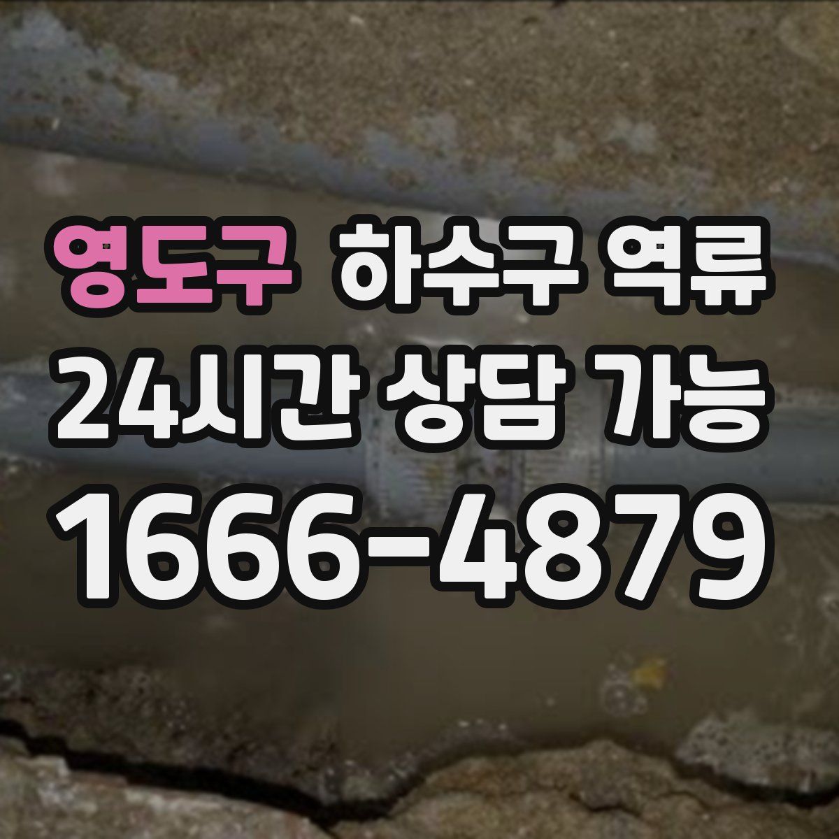 영도구 하수구 역류