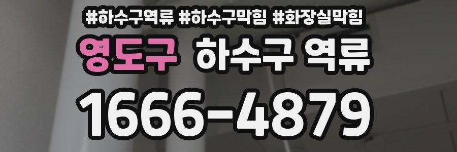 영도구 하수구 역류