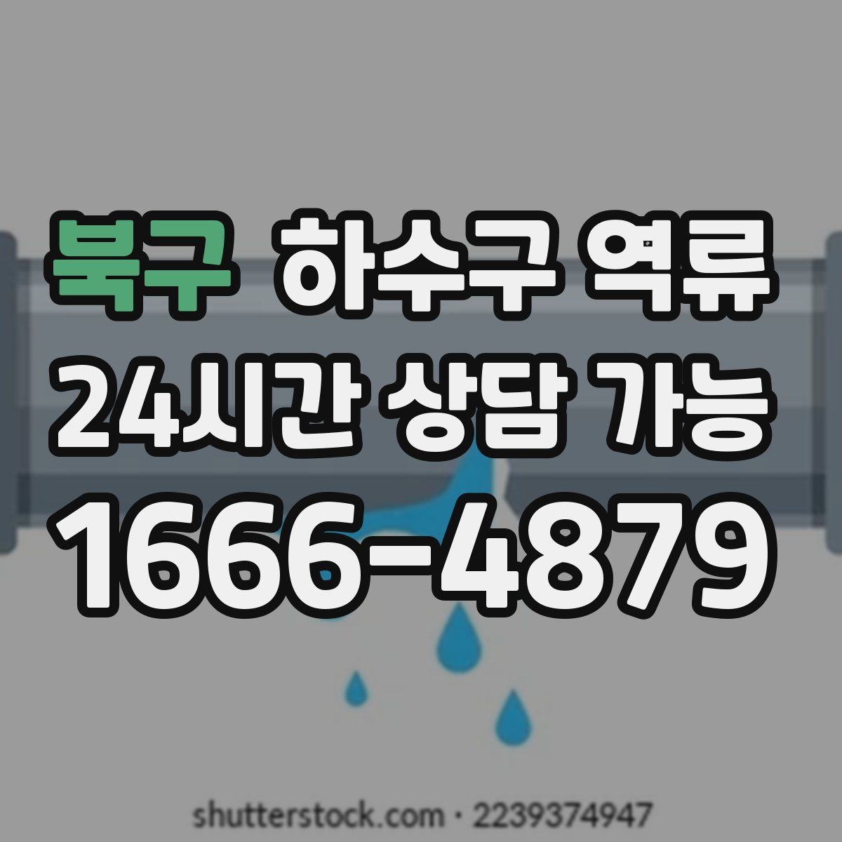 북구 하수구 역류