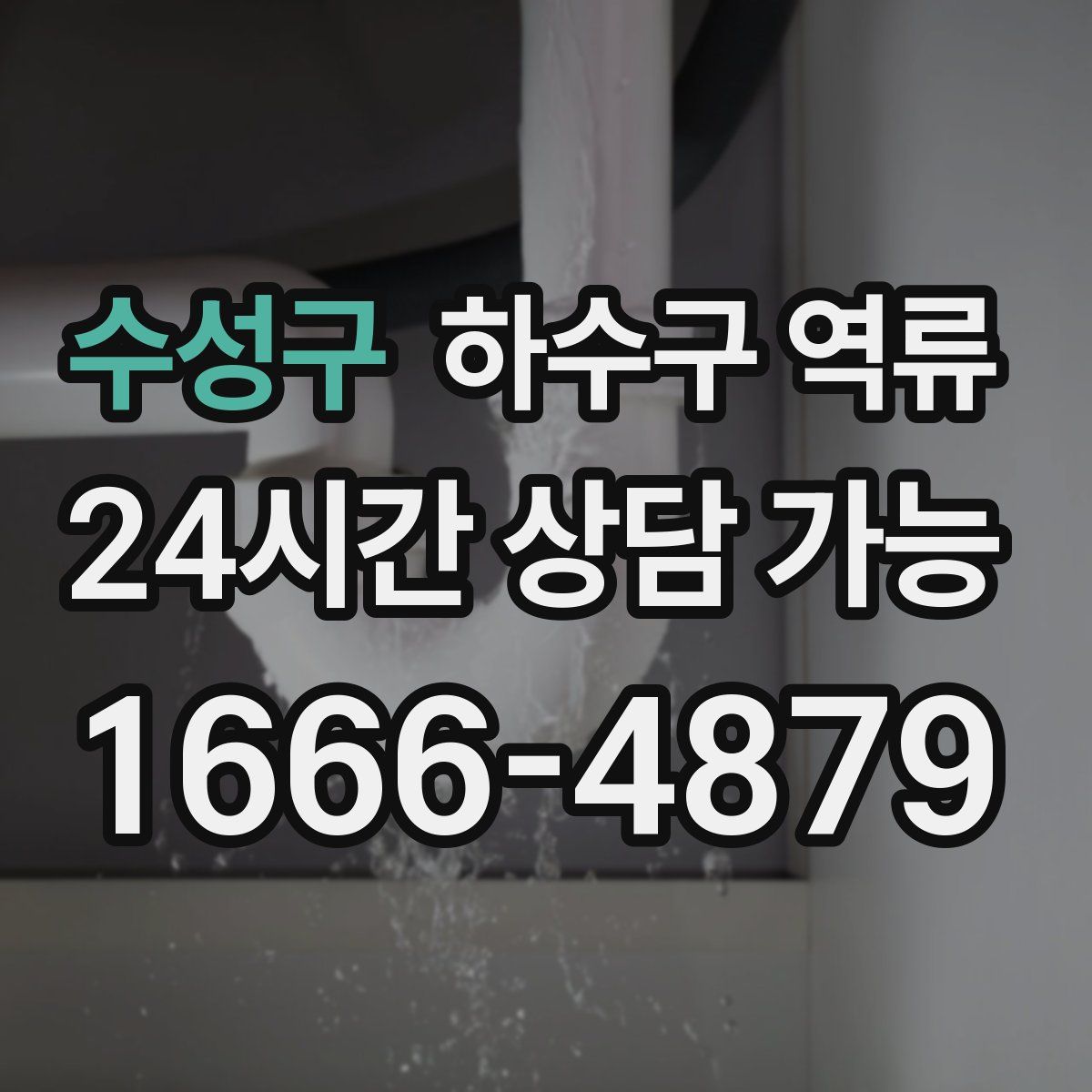 수성구 하수구 역류