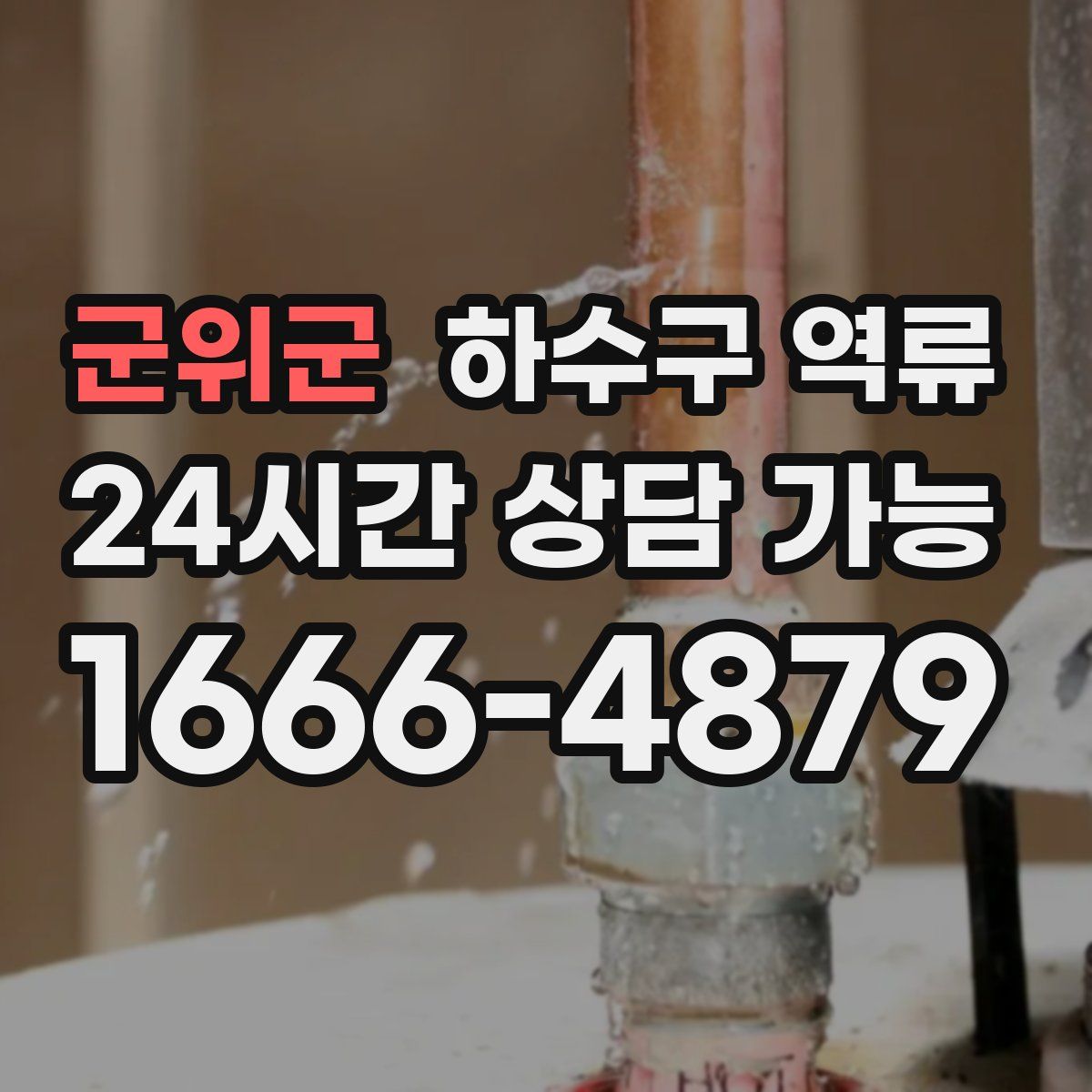 군위군 하수구 역류