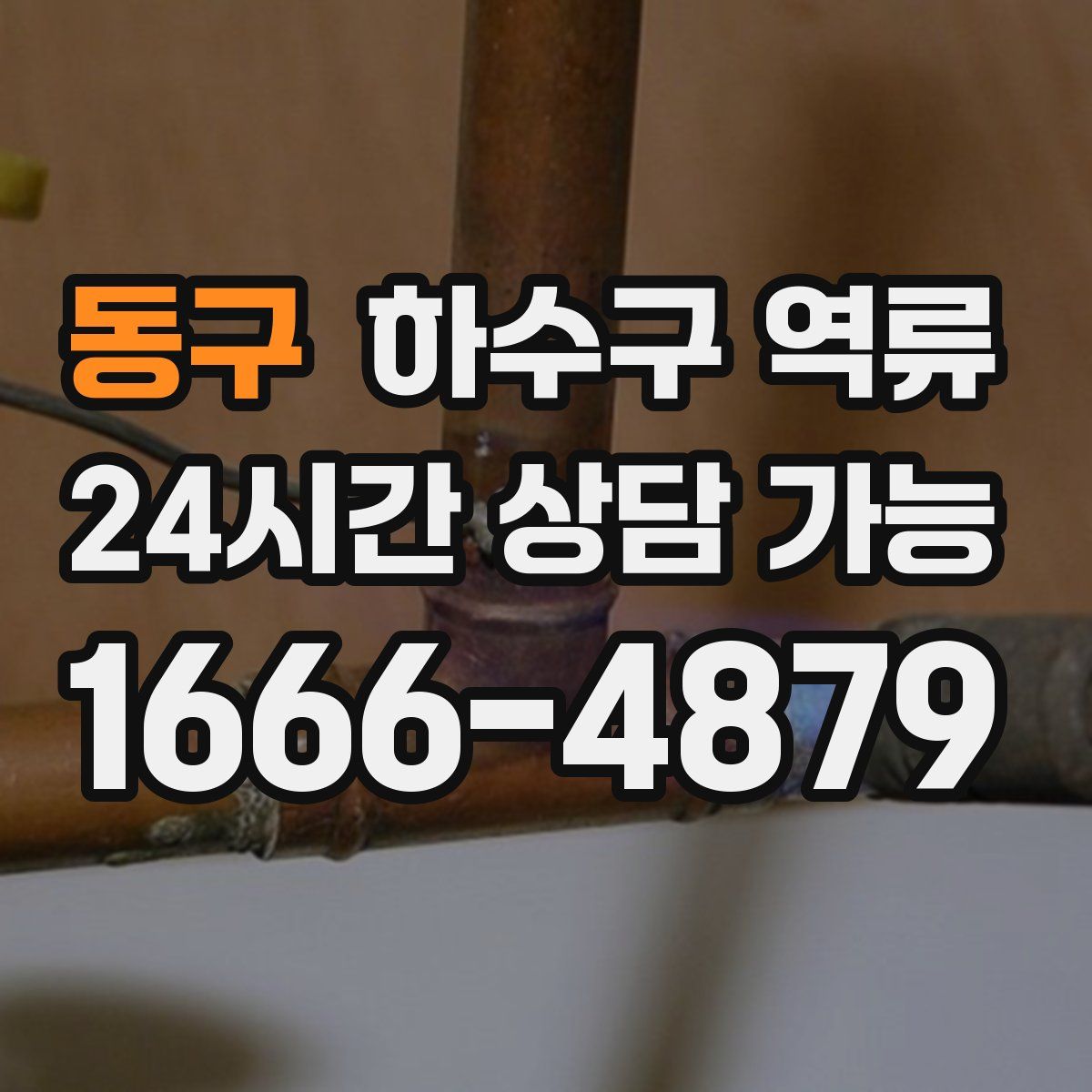 동구 하수구 역류