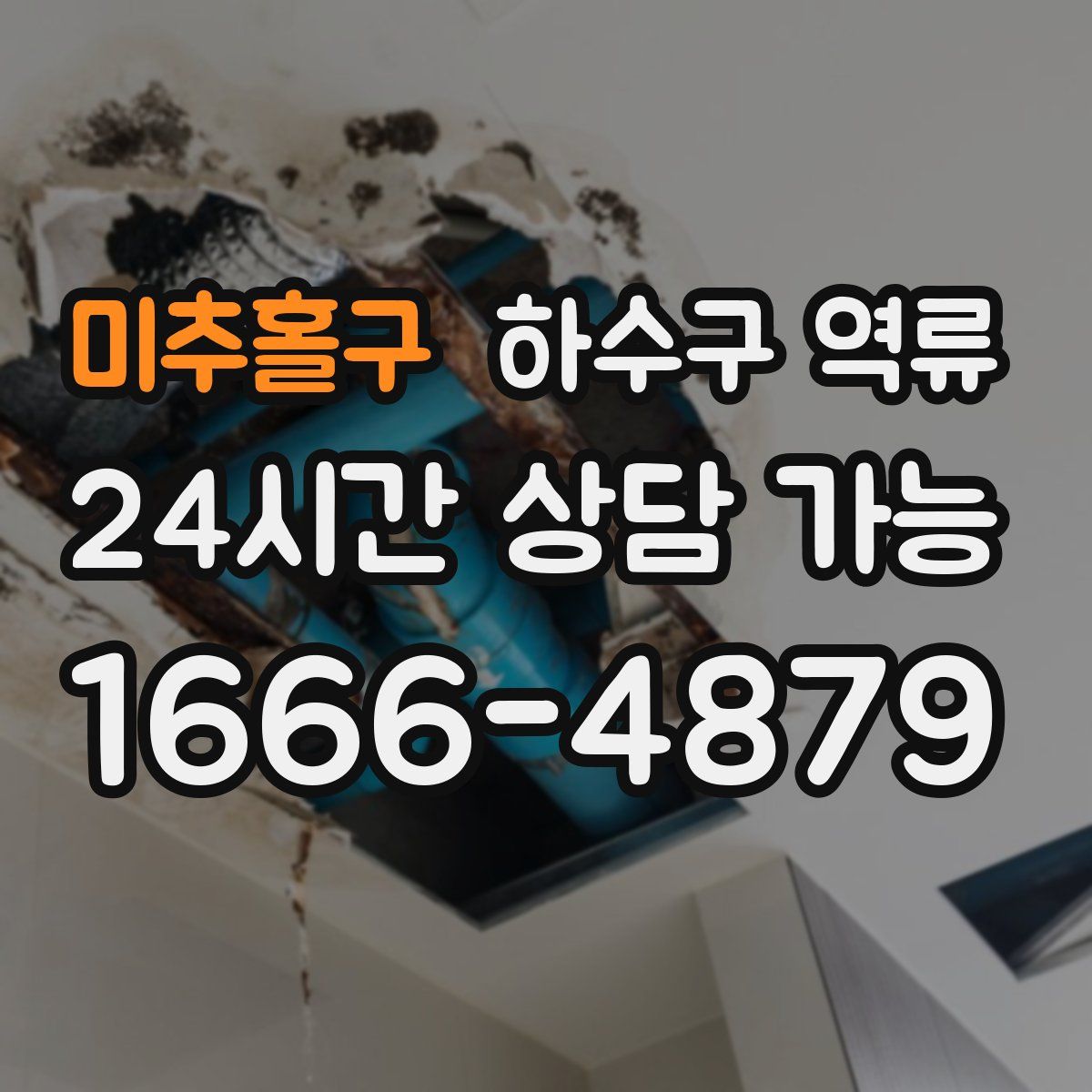 미추홀구 하수구 역류