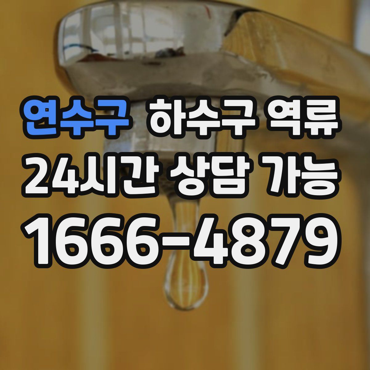 연수구 하수구 역류