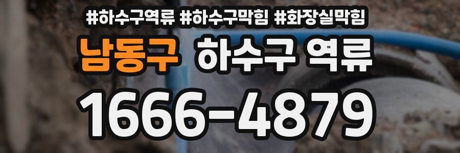 남동구 하수구 역류