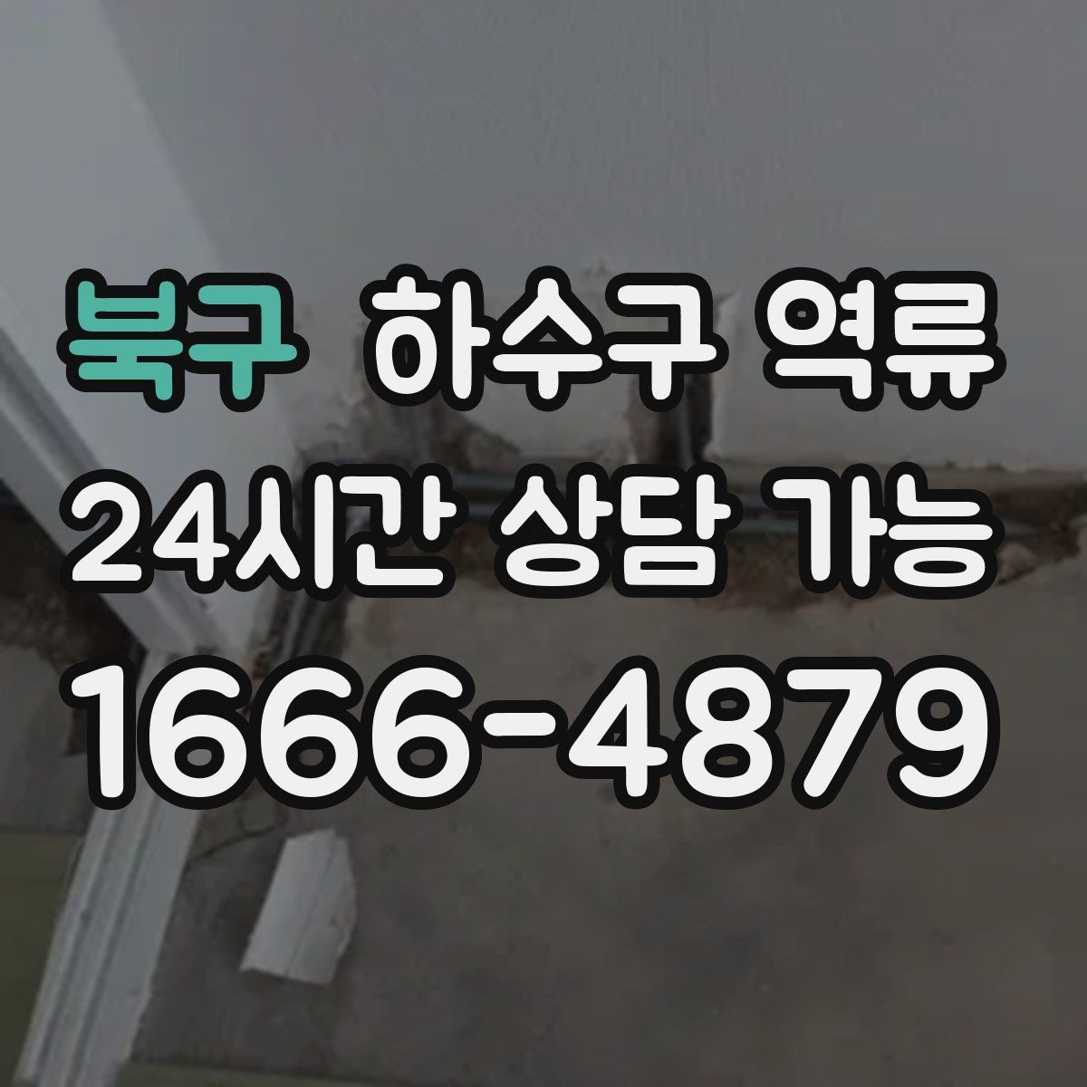 북구 하수구 역류