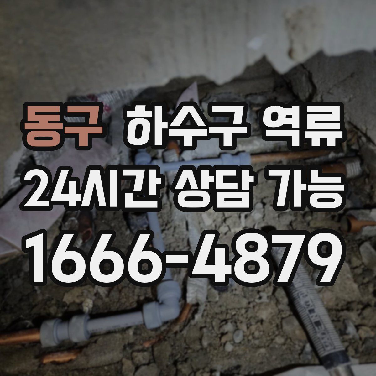 동구 하수구 역류