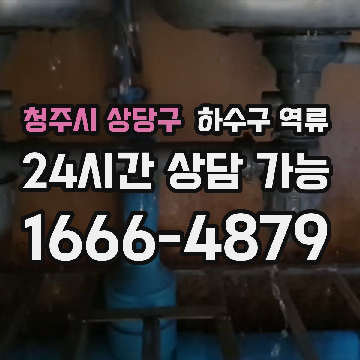 청주시 상당구 하수구 역류