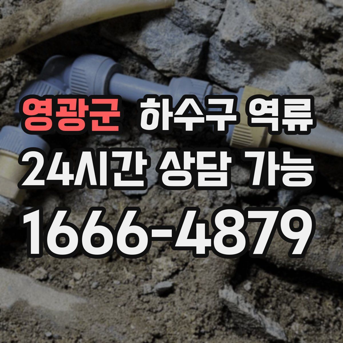 영광군 하수구 역류