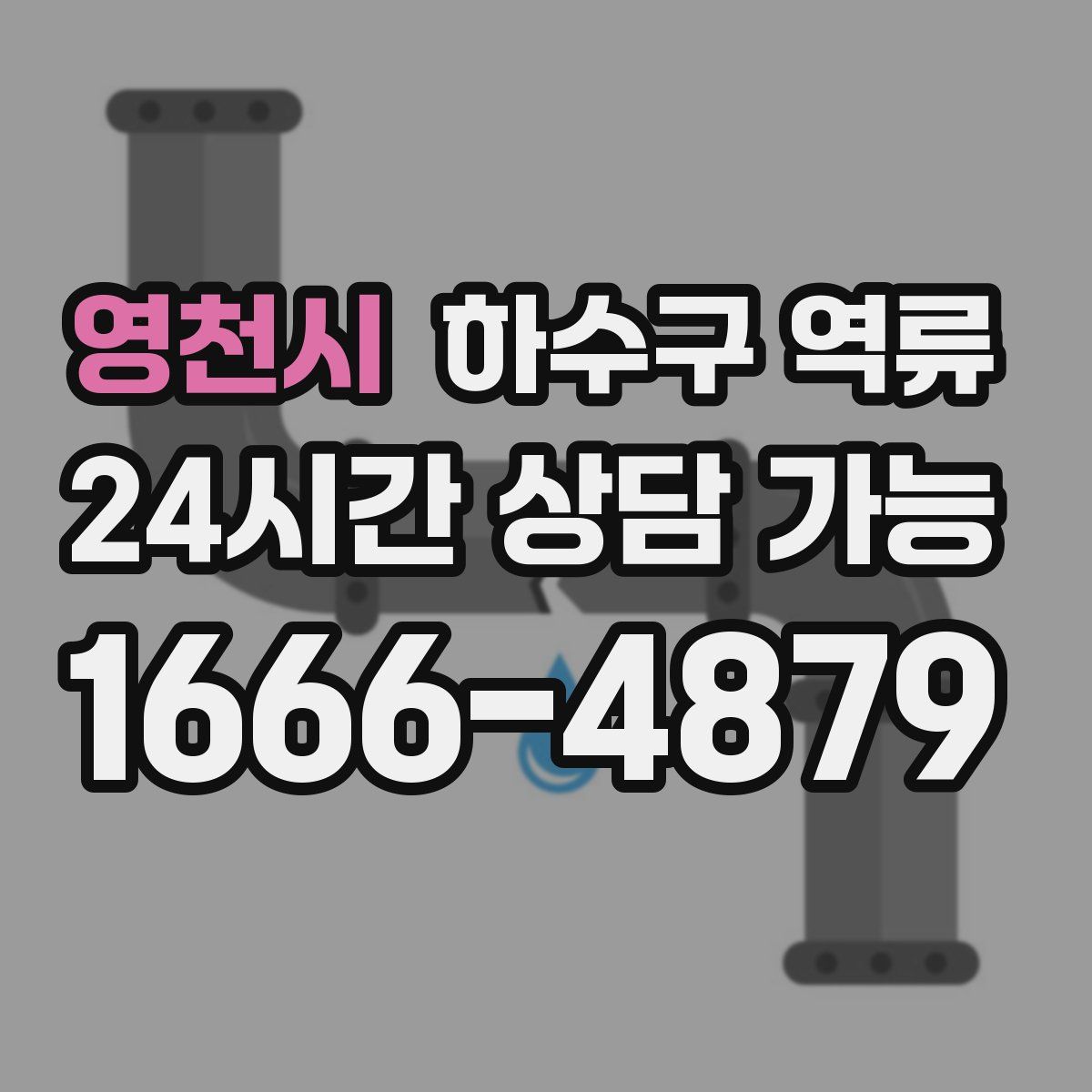 영천시 하수구 역류