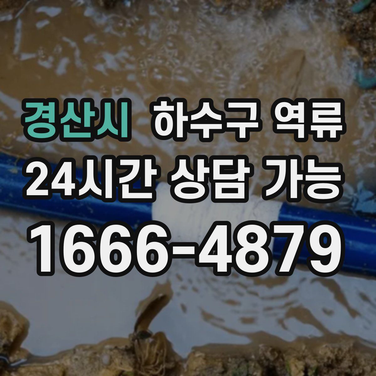 경산시 하수구 역류