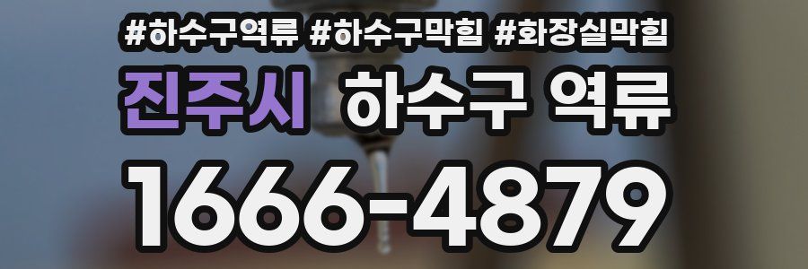 진주시 하수구 역류