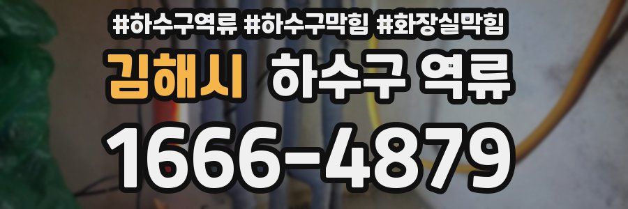 김해시 하수구 역류