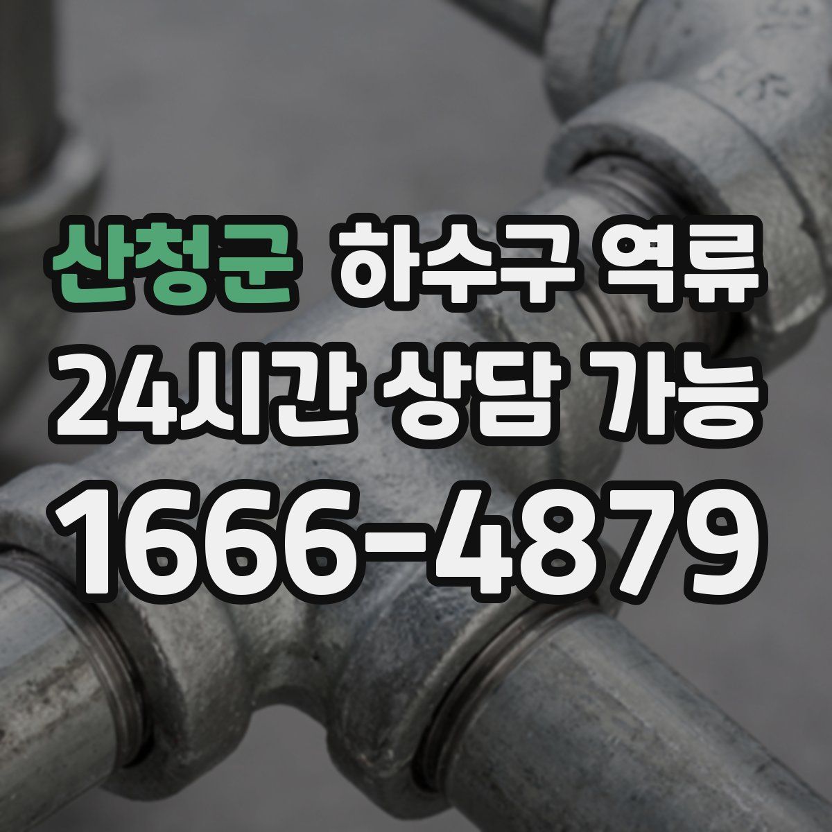 산청군 하수구 역류