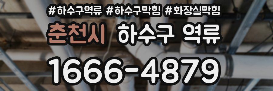 춘천시 하수구 역류