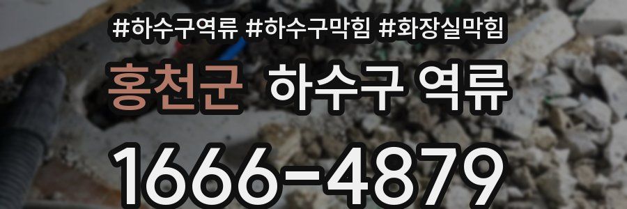 홍천군 하수구 역류