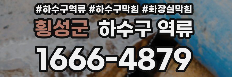 횡성군 하수구 역류