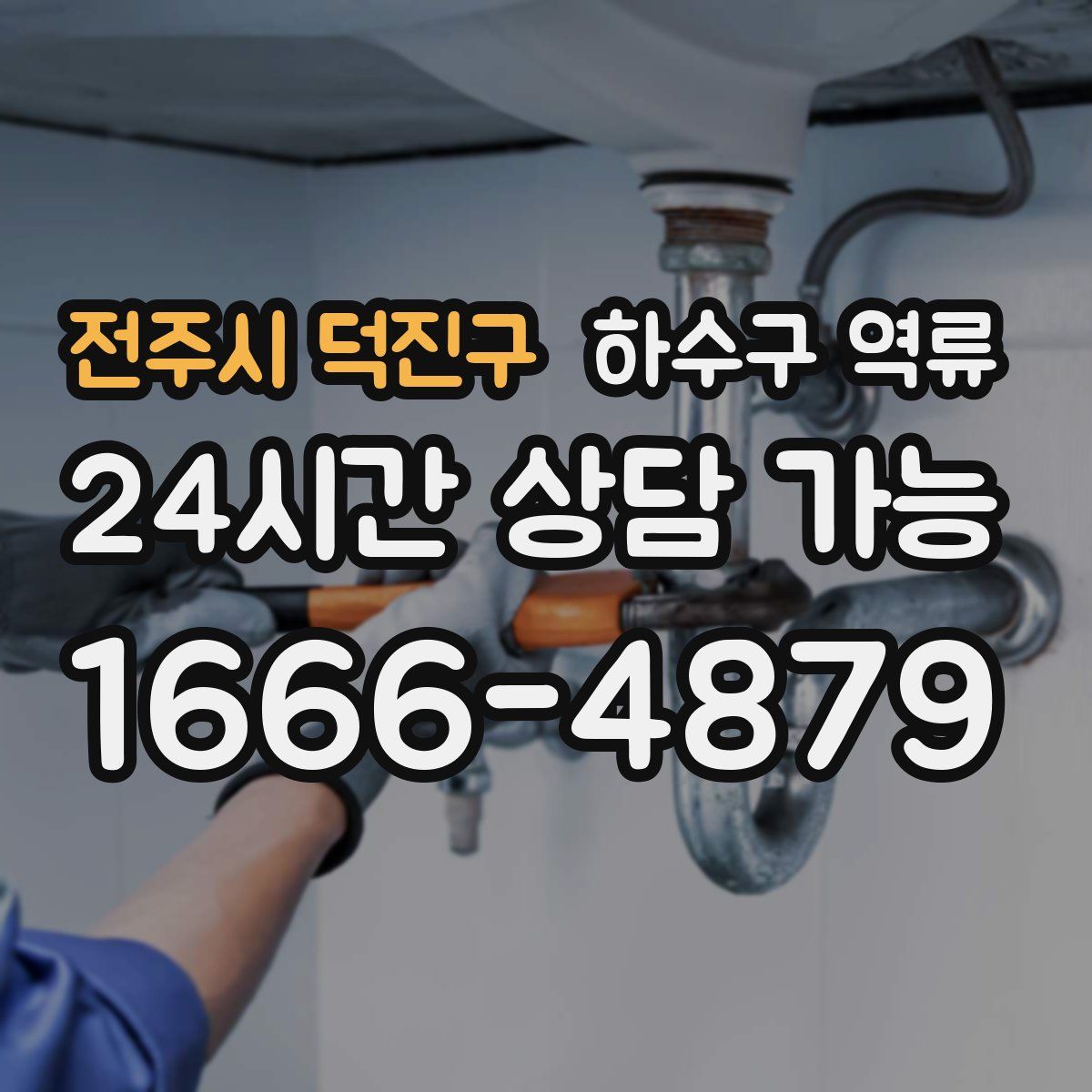 전주시 덕진구 하수구 역류