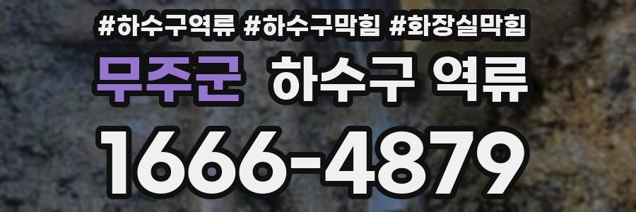 무주군 하수구 역류