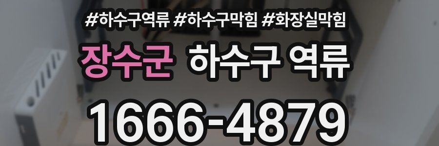 장수군 하수구 역류